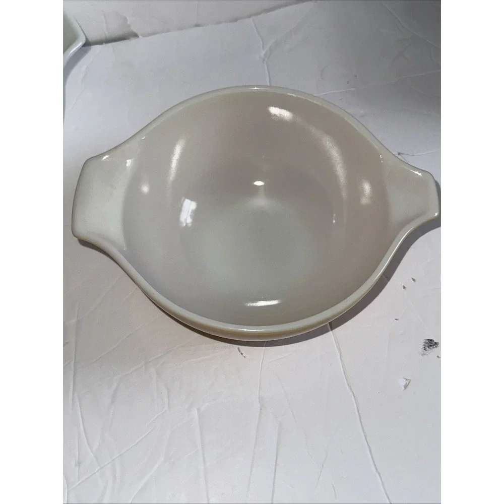 Vintage Pyrex Butterfly Gold 442 443 Cinderella Mixing Nesting Bowl Set